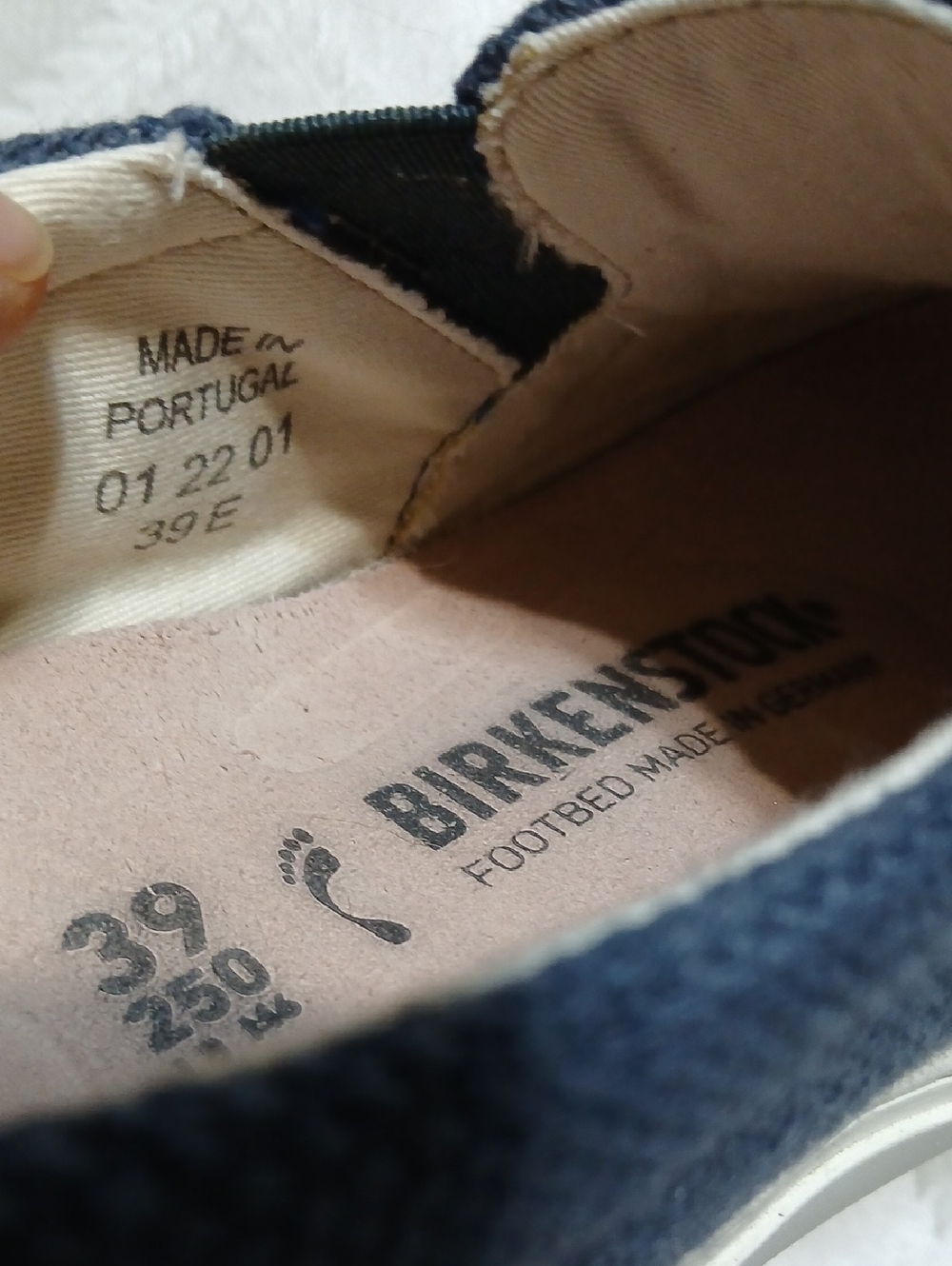 Birkenstock Oswego Canvas Slip-on Shoes Size 39 Womans - Picture 8 of 8